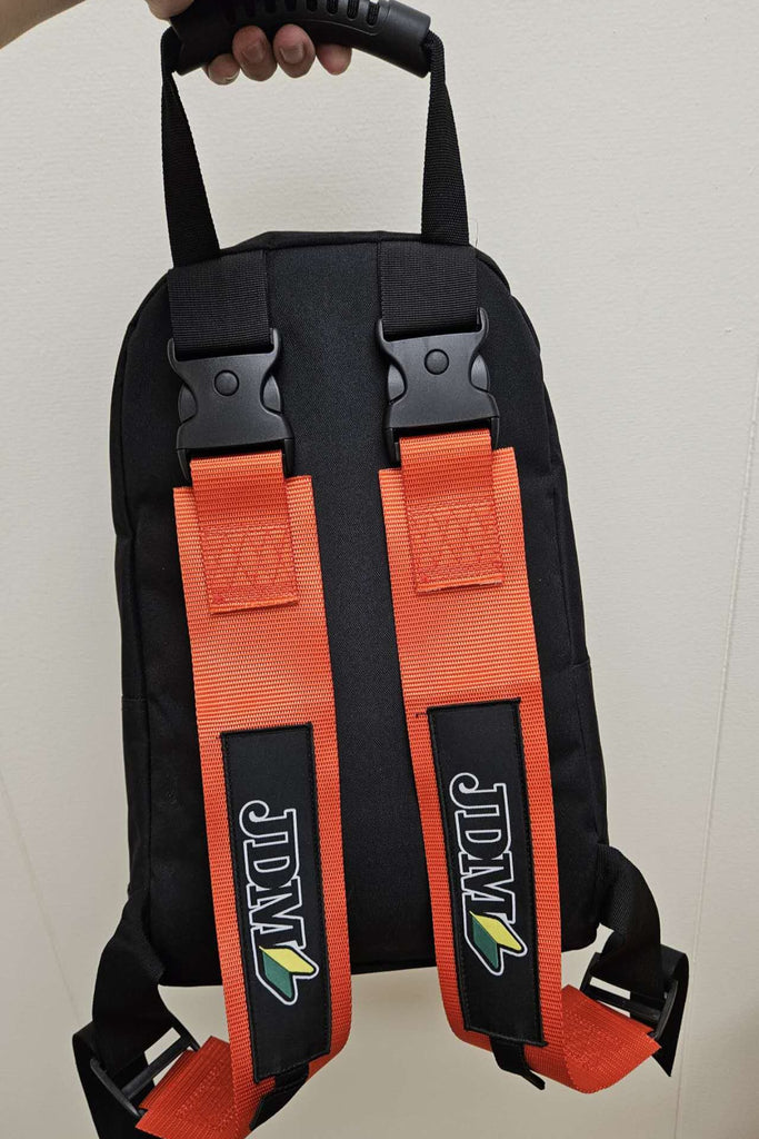 Brand New JDM Racing Red Harness Detachable Quick Release & Adjustable Shoulder Strap Backpack