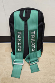 Brand New JDM TAKATA Bride Racing Green Harness Adjustable Shoulder Strap Backpack