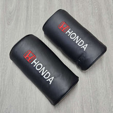 Load image into Gallery viewer, Brand New 2PCS JDM Honda Carbon Fiber &amp; Embroidery Car Seat Neck Cushion Pillow Headrest