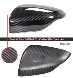 BRAND NEW 2022-2024 SUBARU WRX REAL CARBON FIBER SIDE MIRROR COVER CAPS
