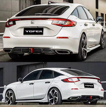 Load image into Gallery viewer, BRAND NEW 2022-2025 HONDA CIVIC HATCHBACK FL1 FL2 YOFER V1 GLOSSY LED REAR BUMPER DIFFUSER