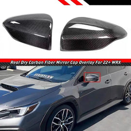 BRAND NEW 2022-2024 SUBARU WRX REAL CARBON FIBER SIDE MIRROR COVER CAPS