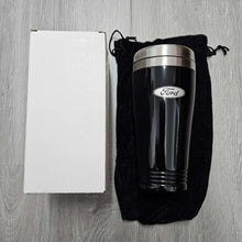 Load image into Gallery viewer, Brand New Ford Official Licensed Product Travel Mug Travel Coffee Mug Cup Stainless Steel Tea Mug Thermo - Black
