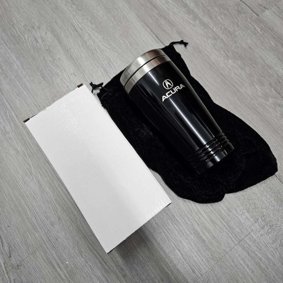 Brand New Acura Official Licensed Product Travel Mug Travel Coffee Mug Cup Stainless Steel Tea Mug Thermo - Black
