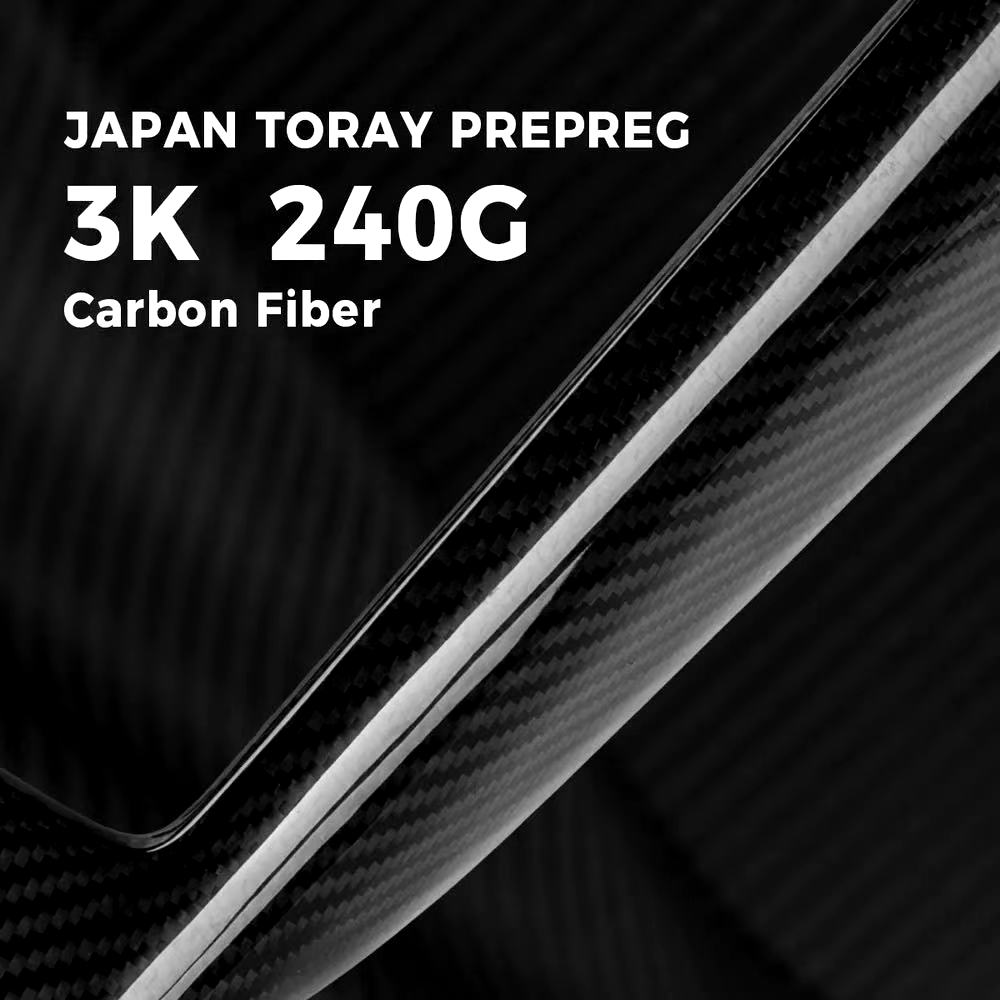 Brand New 2025-2026 Tesla Model Model Y Juniper Real Carbon Fiber Center Console Armrest Box Cover Trim