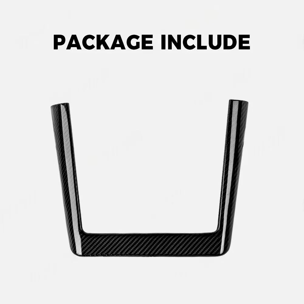 Brand New 2025-2026 Tesla Model Y Juniper Real Carbon Fiber Wireless Charging Area Cover Trim