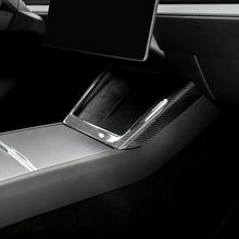 Load image into Gallery viewer, Brand New 2025-2026 Tesla Model Y Juniper Real Carbon Fiber Wireless Charging Area Cover Trim