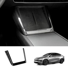 Load image into Gallery viewer, Brand New 2025-2026 Tesla Model Y Juniper Real Carbon Fiber Wireless Charging Area Cover Trim