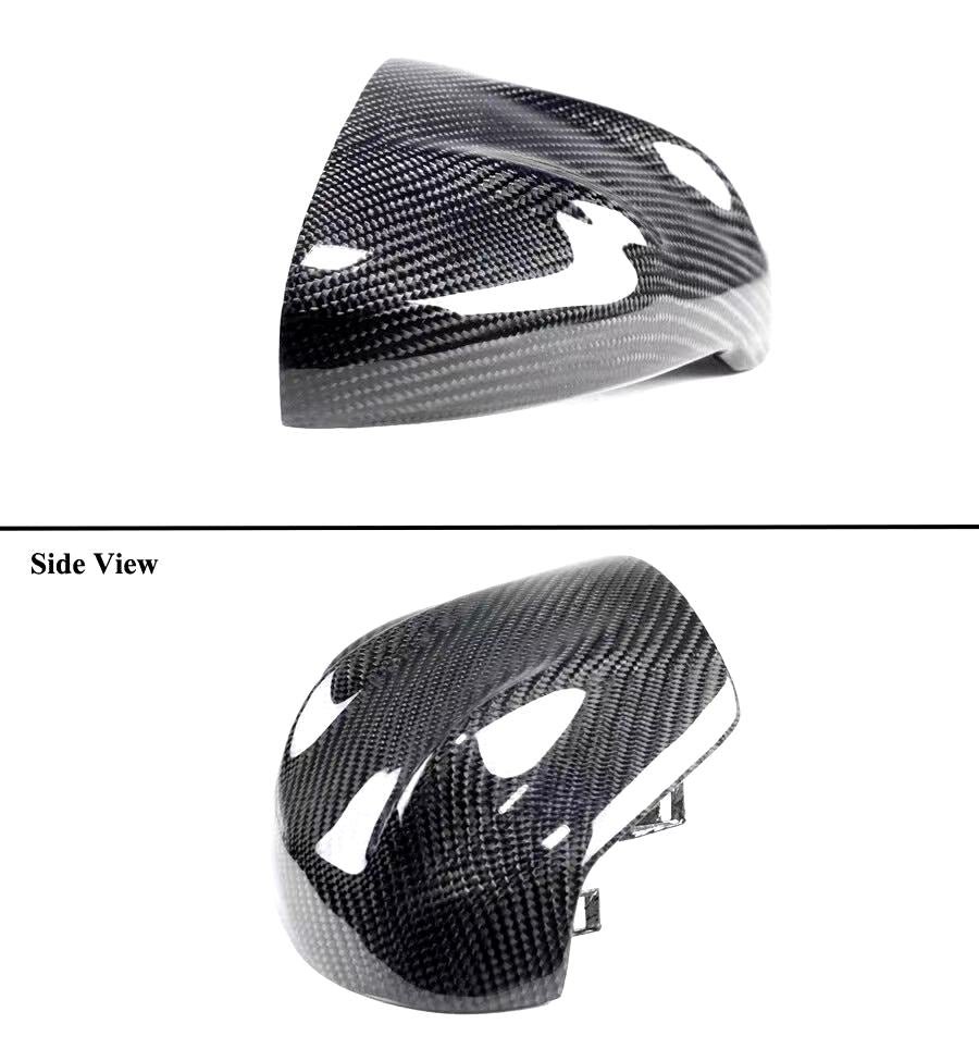 BRAND NEW 2022-2025 HONDA CIVIC MUGEN STYLE REAL CARBON FIBER SIDE MIRROR COVER CAP DIRECT REPLACEMENT W/LIGHT