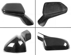 Brand New 2016-2024 Chevy Camaro Real Carbon Fiber Side View Mirror Cover Caps