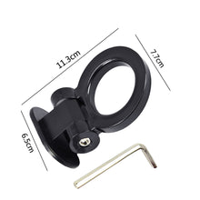 Load image into Gallery viewer, Brand New JDM Universal Front / Rear Cool Black Track Racing Style ABS Tow Hook Ring Sticker For All Car Model