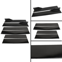 Load image into Gallery viewer, Brand New 6PCS Universal Glossy Black Car Side Skirt Extension Rocker Panel Body Lip Splitters