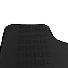 Load image into Gallery viewer, Brand New 5PCS Bride Black Graduation Color Hybrid Racing Fabric Floor Mats Interior Carpets Universal