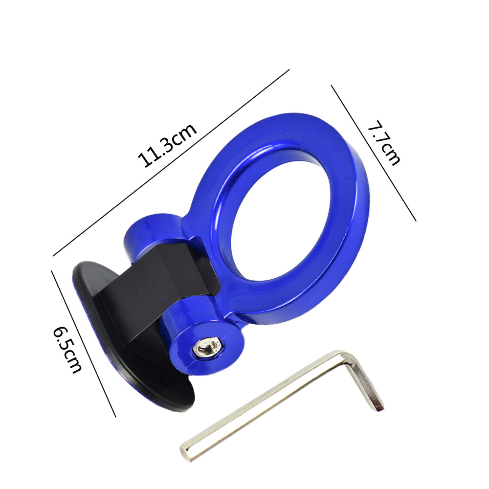 Brand New Universal Sports Blue JDM Track Racing Style Tow Hook Ring For All Car Truck SUV