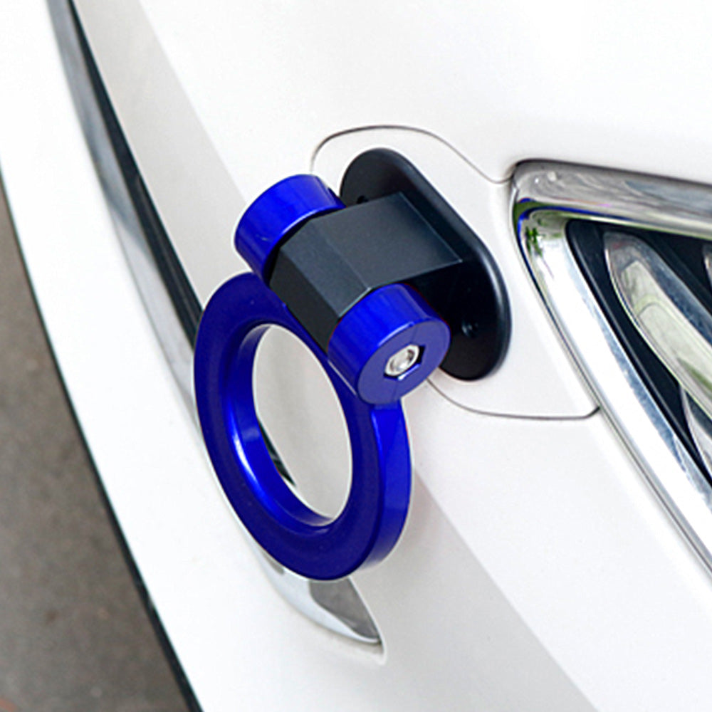 Brand New Universal Sports Blue JDM Track Racing Style Tow Hook Ring For All Car Truck SUV