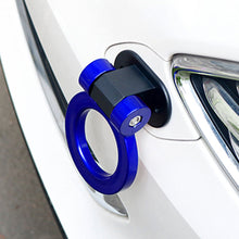 Load image into Gallery viewer, Brand New Universal Sports Blue JDM Track Racing Style Tow Hook Ring For All Car Truck SUV