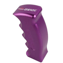 Load image into Gallery viewer, Brand New Bride Universal Purple Aluminum Slotted Pistol Grip Handle Manual Gear Shift Knob Shifter M8 M10 M12
