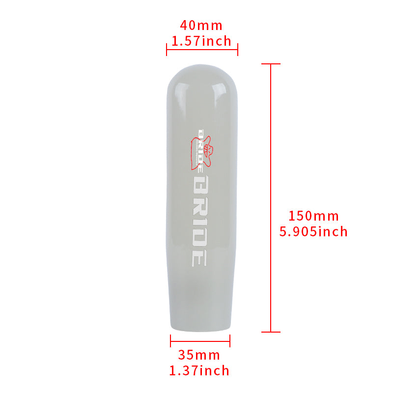 Brand New 15CM Bride Glow in the Dark Blue Manual Car Gear Long Stick Shift Knob Shifter M8 M10 M12