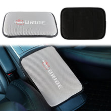 Load image into Gallery viewer, BRAND NEW UNIVERSAL BRIDE CARBON FIBER SILVER Car Center Console Armrest Cushion Mat Pad Cover