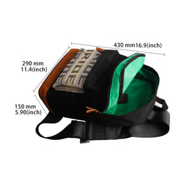 Brand New JDM Bride Racing Green Harness Adjustable Shoulder Strap Backpack