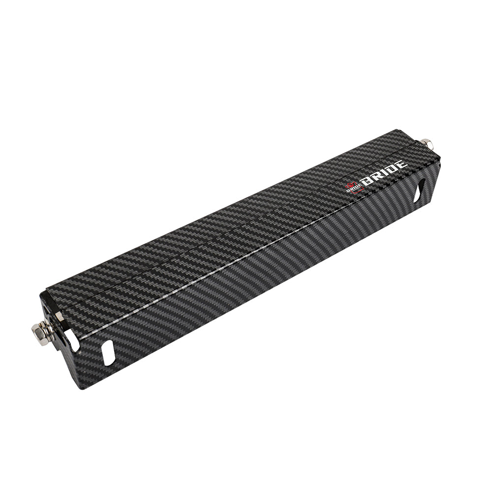 BRAND NEW 1PCS JDM Bride Carbon Fiber Look Bumper Front License Plate Holder Relocate Adjustable Bracket