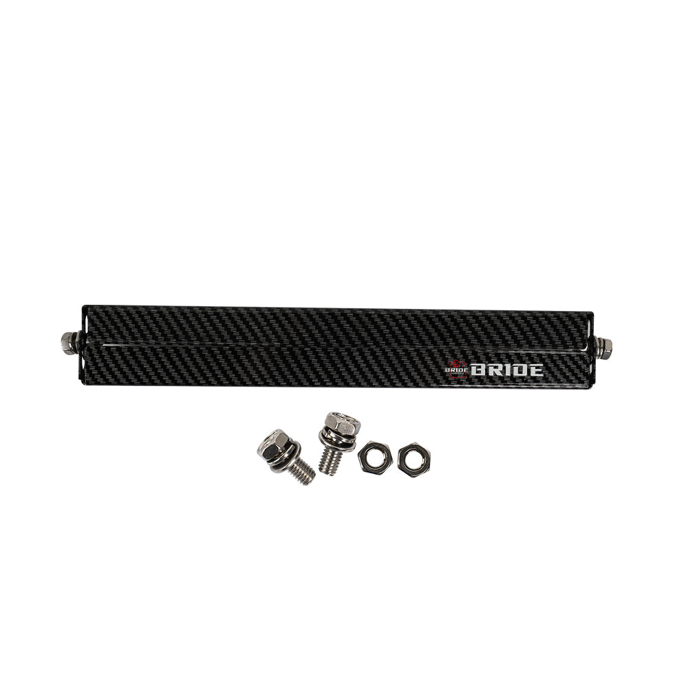 BRAND NEW 1PCS JDM Bride Carbon Fiber Look Bumper Front License Plate Holder Relocate Adjustable Bracket