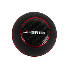 Load image into Gallery viewer, Brand New Universal Bride Carbon Fiber Red &amp; Black Ball Manual Gear Shift Knob Lever Shifter