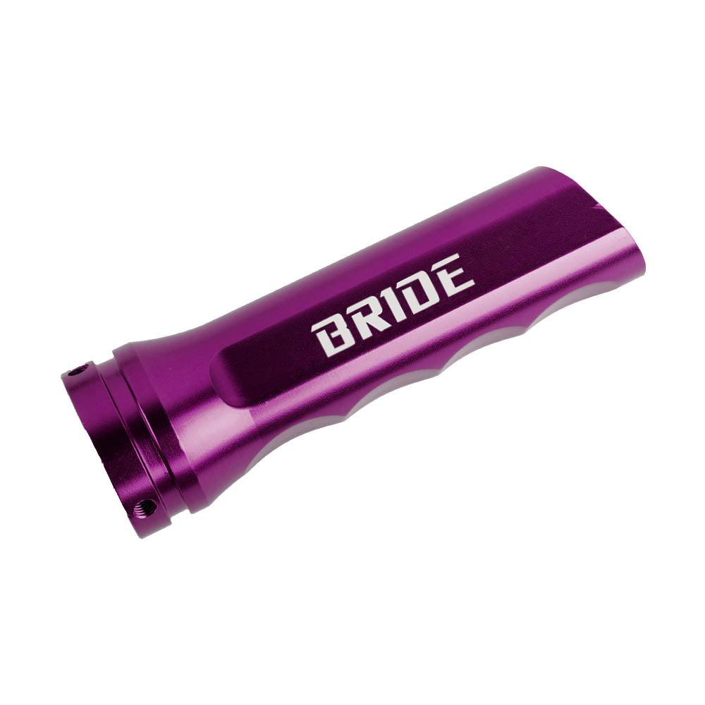Brand New Universal 1PCS Bride Purple Aluminum Car Handle Hand Brake Sleeve Cover