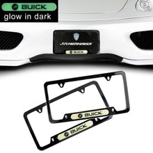 Load image into Gallery viewer, Brand New Universal 2PCS BUICK Black Metal License Plate Frame