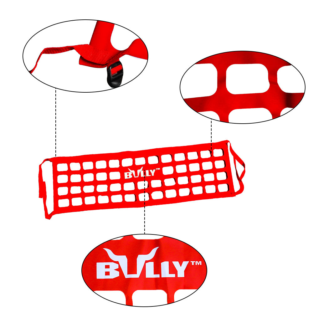 BRAND NEW BULLY RED UNIVERSAL COMPACT MID SIZE Pickup Truck Tailgate Net 48" X 15"