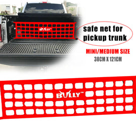 BRAND NEW BULLY RED UNIVERSAL COMPACT MID SIZE Pickup Truck Tailgate Net 48