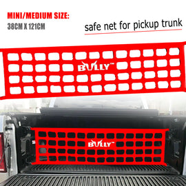 BRAND NEW BULLY RED UNIVERSAL COMPACT MID SIZE Pickup Truck Tailgate Net 48