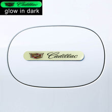 Load image into Gallery viewer, Brand New 4PCS Cadillac Glows in Dark Green Car Trunk Side Fenders Door Badge Scratch Guard Sticker
