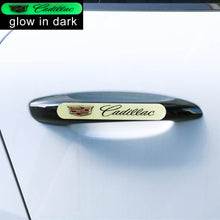 Load image into Gallery viewer, Brand New 4PCS Cadillac Glows in Dark Green Car Trunk Side Fenders Door Badge Scratch Guard Sticker