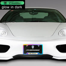 Load image into Gallery viewer, Brand New Universal 2PCS Cadillac Neo Chrome Metal License Plate Frame
