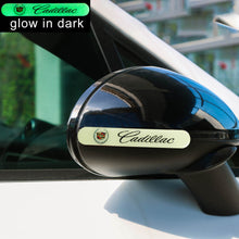 Load image into Gallery viewer, Brand New 8PCS Cadillac Glows in Dark Green Car Trunk Side Fenders Door Badge Scratch Guard Sticker