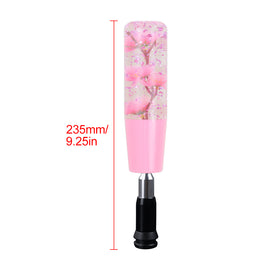 Brand New Glitter Pink Rose Flower Stick Shift Knob Automatic Gear Shifter