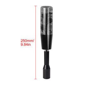 Brand New JDM Glitter Black Rose Flowers Manuel Gear Stick Shift Knob M8 M10 M12 & Black Shifter Extender Extension
