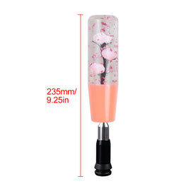 Brand New Glitter Pink Rose Flower Stick Shift Knob Automatic Gear Shifter