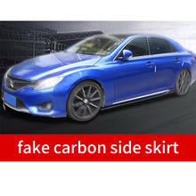 Load image into Gallery viewer, Brand New 6PCS Universal Carbon Fiber Look Car Side Skirt Extension Rocker Panel Body Lip Splitters