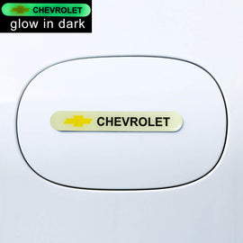 Brand New 1PCS CHEVROLET Glows in Dark Green Car Trunk Side Fenders Door Badge Scratch Guard Sticker