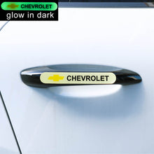 Load image into Gallery viewer, Brand New 2PCS CHEVROLET Glows in Dark Green Car Trunk Side Fenders Door Badge Scratch Guard Sticker