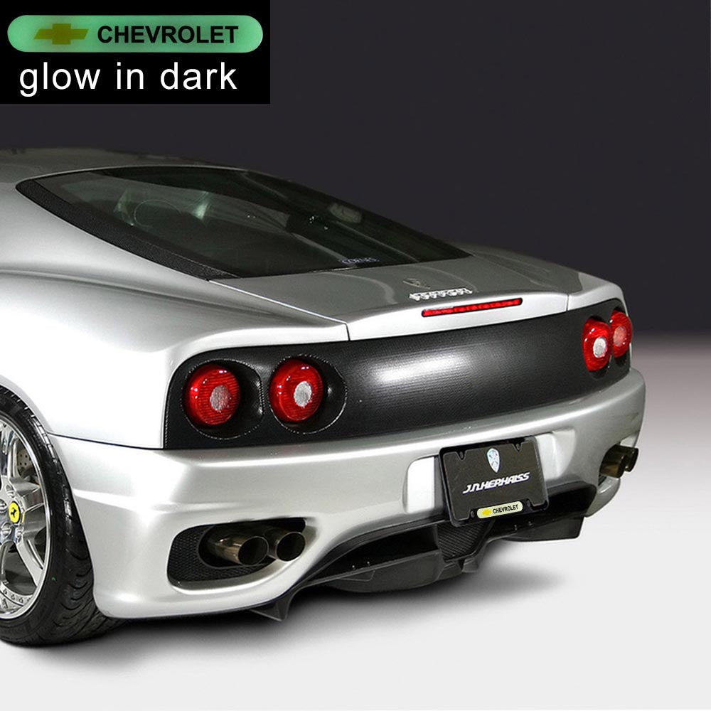 Brand New Universal 1PCS CHEVROLET Black Metal License Plate Frame