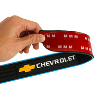 Load image into Gallery viewer, Brand New 4PCS Universal Chevrolet Blue Rubber Car Door Scuff Sill Cover Panel Step Protector