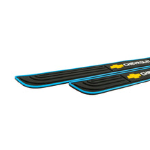 Load image into Gallery viewer, Brand New 4PCS Universal Chevrolet Blue Rubber Car Door Scuff Sill Cover Panel Step Protector