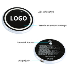 Load image into Gallery viewer, BRAND NEW UNIVERSAL V2 2PCS SHELBY Switchable Seven Colorful LED Car Cup Holder Mat Coaster Pad