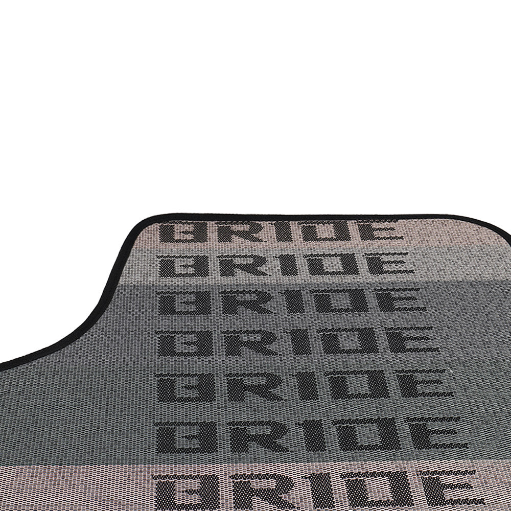 Brand New 5PCS Bride Graduation Color Hybrid Racing Fabric Floor Mats Interior Carpets Universal