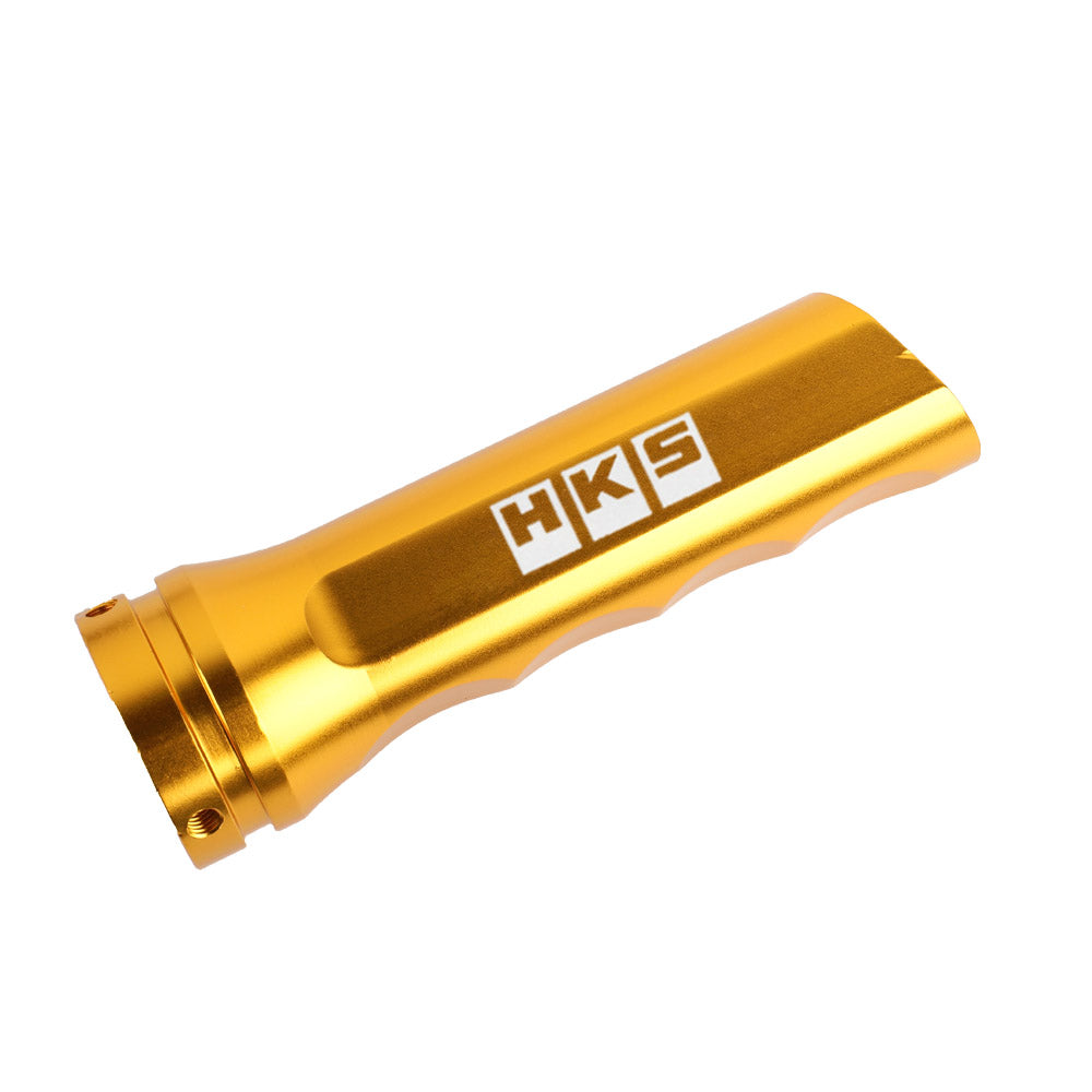 Brand New Universal 1PCS HKS Gold Aluminum Car Handle Hand Brake Sleeve Cover