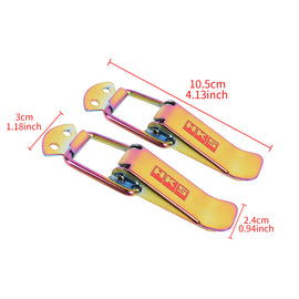 Brand New Universal HKS Neo-Chrome Car Bumper Trunk Fender Hatch Lids Quick Release Fastener 4