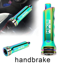 Load image into Gallery viewer, Brand New Universal 1PCS HKS Neo Chrome Aluminum Car Handle Hand Brake Sleeve Cover
